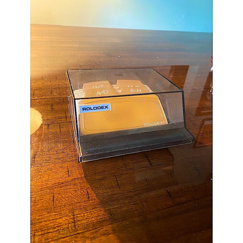 Vintage Rolodex Petite S-310C Address Telephone Card File Organizer